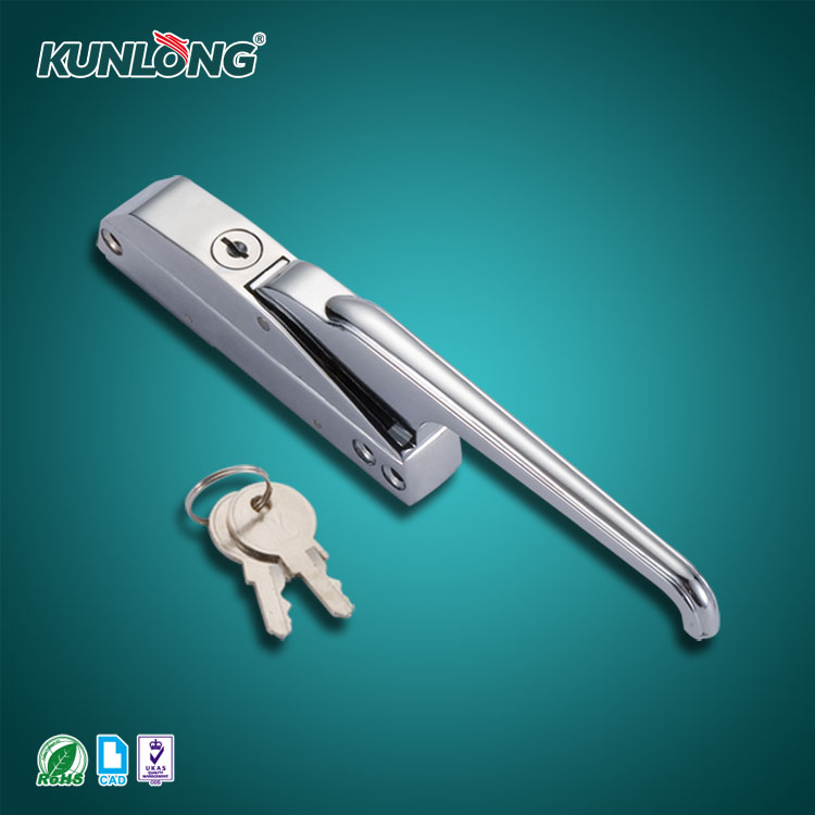 SK1-1250 KUNLONG الفريزر مقبض الباب المعدنية / مزلاج باب الفرن